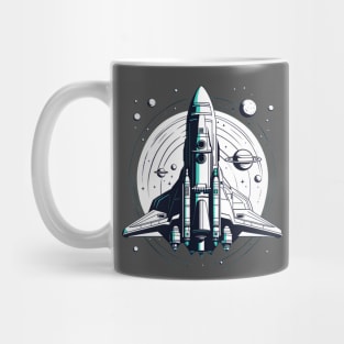 Space ship explorer galaxy adventurer design Mug